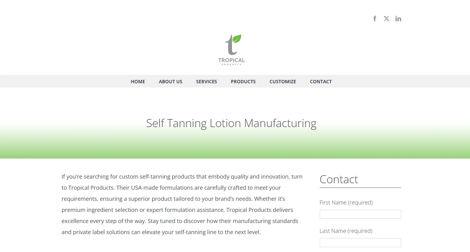 Top 10 Private Label Tanning Lotion Manufacturers